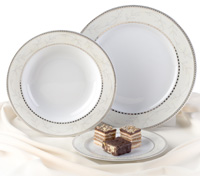 Rotberg Porcelain platina tányérok